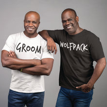 Load image into Gallery viewer, Matching Bachelor Party Shirts for the Groom and His Wolfpack