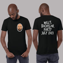 Load image into Gallery viewer, Bachelor Party Shirts Customized With the Groom's Full Color Face and Custom Text
