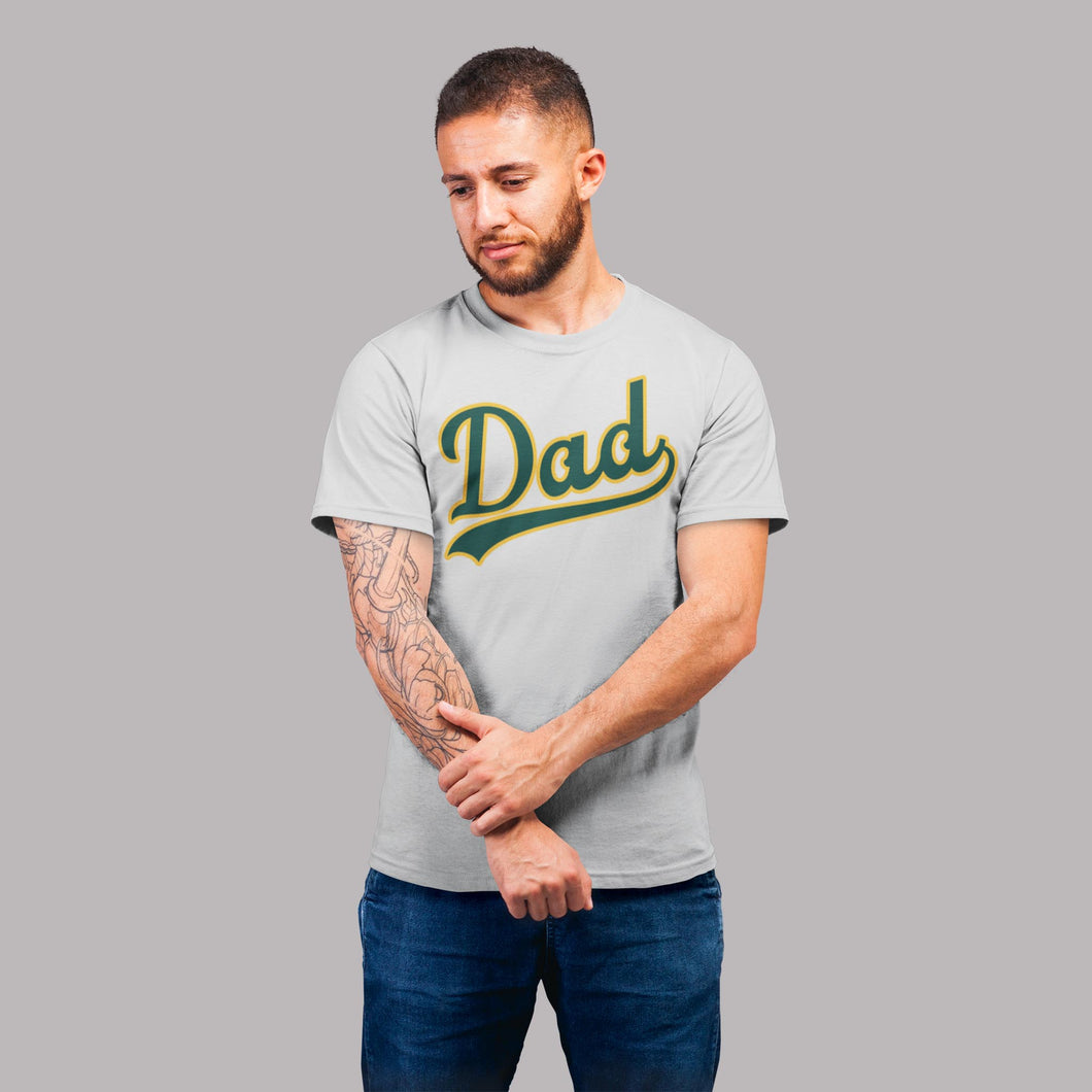 Men's Dad T-Shirt | Oakland Baseball Shirt | Father's Day Gift | Oakland Sports Fan Tee | Dad Gifts | Oakland Baseball Dad Shirt